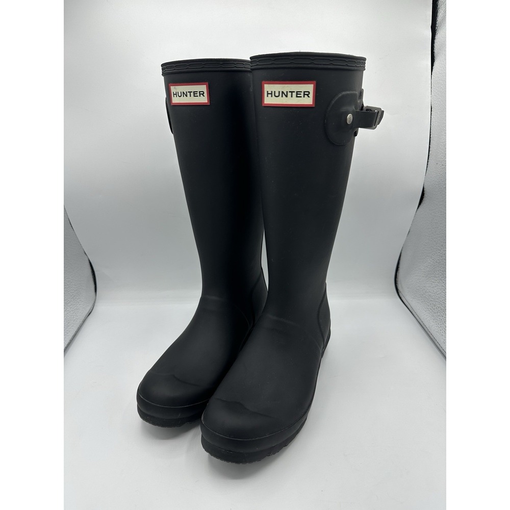 Hunter Original Kids Rain Boots Black Youth 5 UK 4 EU 37 JFT6000RMA